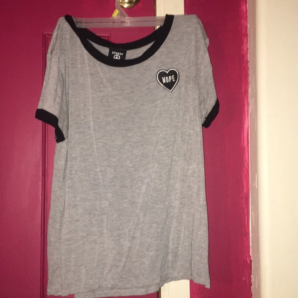 Grey NOPE shirt
